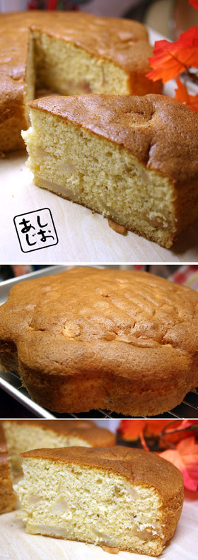 煮りんごの極上☆素敵バターケーキ
