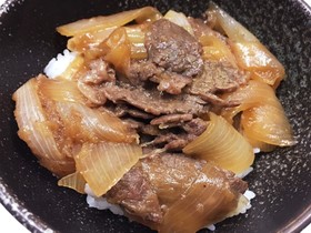簡単☆柔らか牛丼