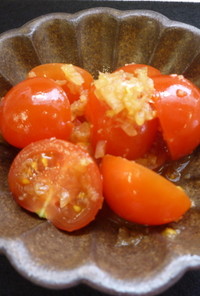トマトのジンジャーサラダ