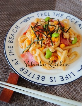 チーズな焼きうどん