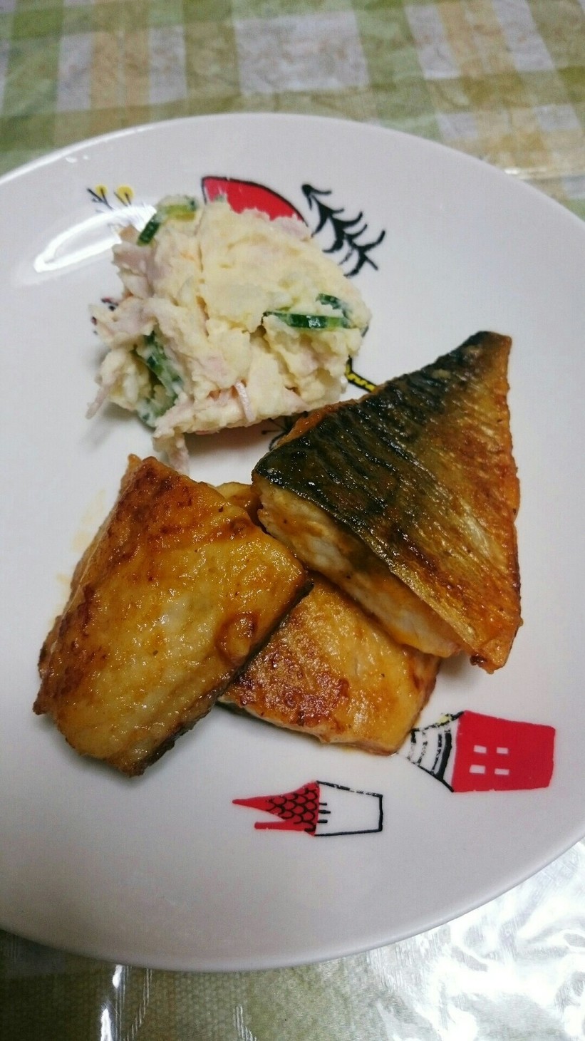 鯖の干物のケチャップ焼き☆の画像