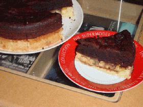 チョコバナナケーキ