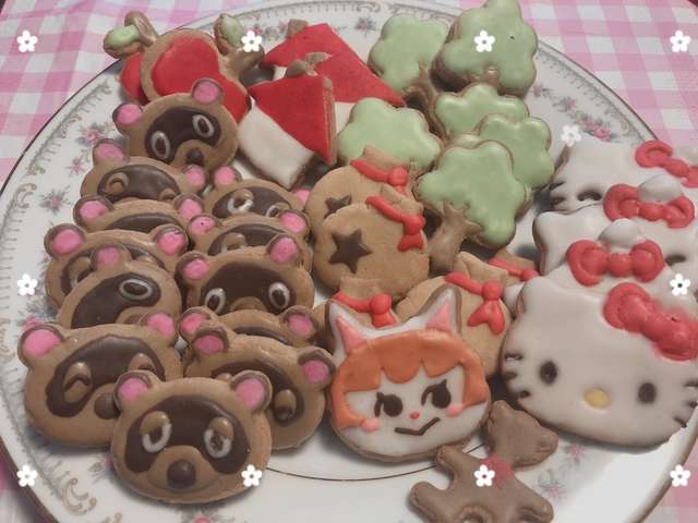 ラブリー可愛い クッキー レシピ 全イラスト集