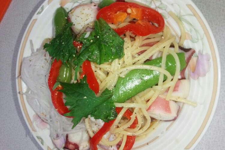 タコのパスタ 血管ダイエット食1074 レシピ 作り方 By デビオさっちゃん クックパッド