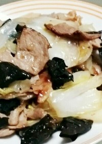 豚肉と白菜の簡単中華炒め