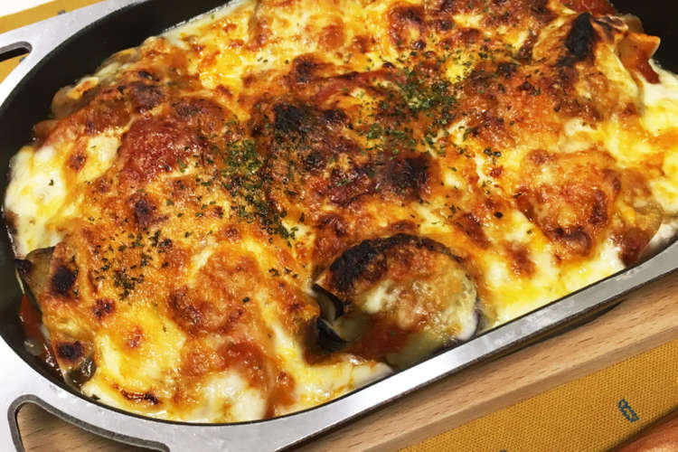 餃子の皮でナスとジャガイモのラザニア レシピ 作り方 By めぐにゃそ クックパッド 簡単おいしいみんなのレシピが357万品