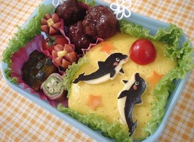 キャラ弁☆イルカのお弁当