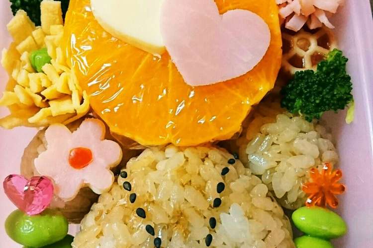 くまのがっこう ジャッキー キャラ弁 レシピ 作り方 By Miwakong クックパッド