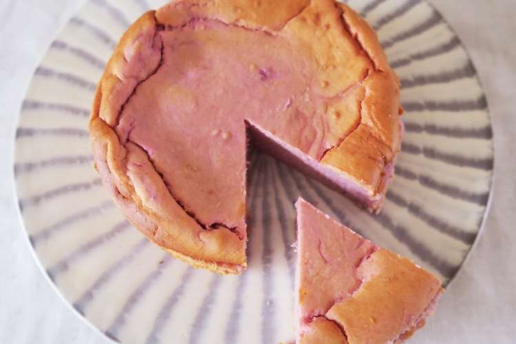 グルテンフリー紫芋のチーズケーキ レシピ 作り方 By 前田ゆか クックパッド 簡単おいしいみんなのレシピが355万品