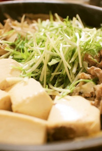 【ホシサンにたき一番】すき焼き風肉豆腐