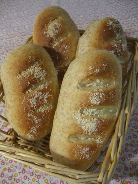 全粒粉入♡ふわふわチーズパン
