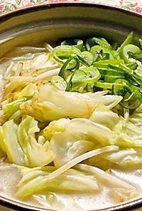 野菜のオイスターソースごま油炒め拉麺