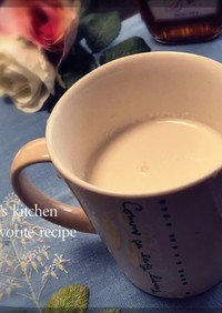 ヘルシー♡バニラ風味の酒粕ホットミルク
