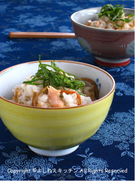 焼き鮭の簡単まぜご飯