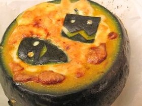 和風★かぼちゃ丸ごとグラタン★豆乳白味噌