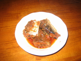 秋刀魚の生姜煮(圧力鍋で骨まで美味しい)