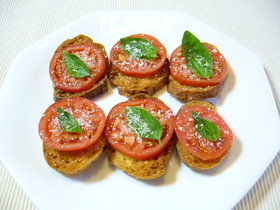 トマトのブルスケッタ