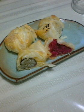秋の味覚パイ(さつまいも&栗)