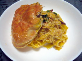 ズワイ蟹のパスタ