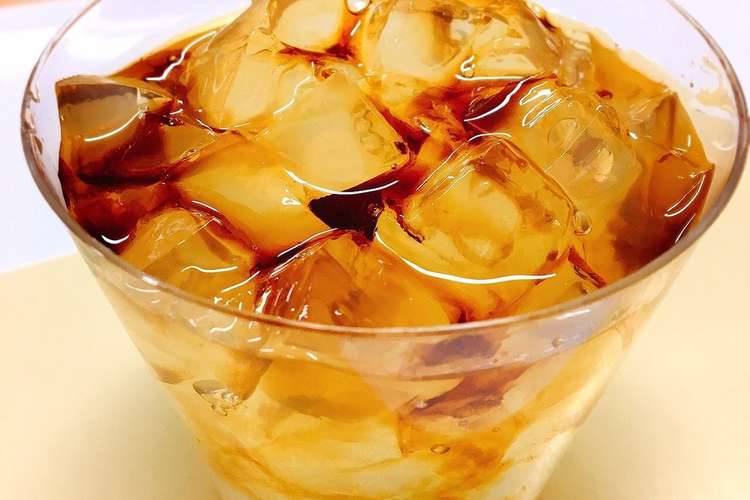 簡単 梅酒ジュレ黒蜜かけ 嚥下食にも レシピ 作り方 By Drスイーツ倶楽部 クックパッド 簡単おいしいみんなのレシピが357万品