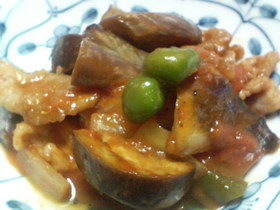 煮込み不要☆豚肉のトマト煮