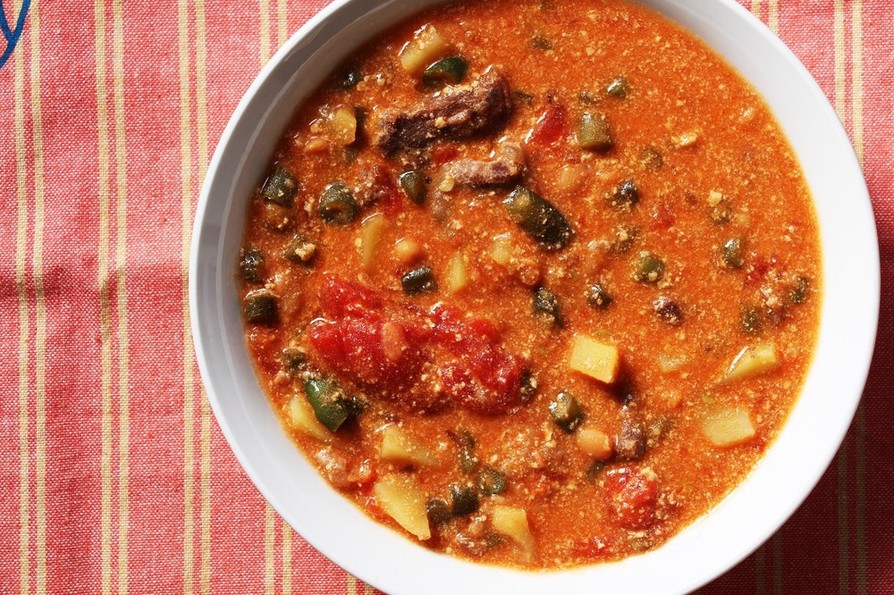 牛すじ･トマトの冷製スープの画像
