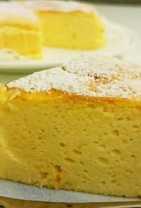 ヨーグルト☆オレンジチーズスフレ風ケーキ