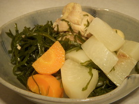 圧力鍋で☆鳥昆布