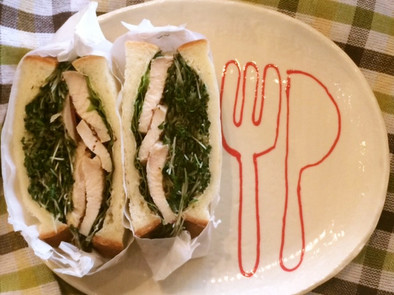〝オーガニックスプラウト”サンドイッチ♪の写真
