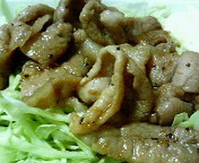hina的♪はちみつ豚ショウガ焼き
