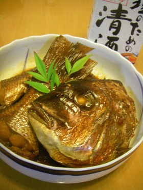 板さん仕込✿鯛のアラ炊き