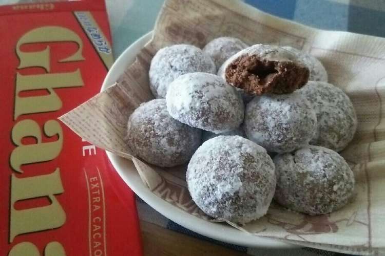 板チョコで 簡単スノーボール レシピ 作り方 By クックパッド 簡単おいしいみんなのレシピが360万品