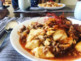 *中国と韓国のコラボ!キムチ麻婆豆腐*