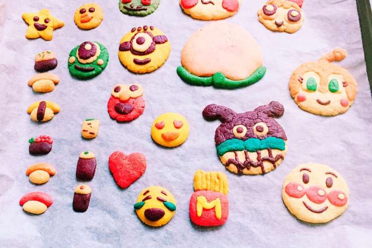 キャラクタークッキー レシピ 作り方 By Jurinjurin クックパッド 簡単おいしいみんなのレシピが355万品