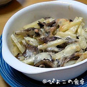秋です♡ きのことじゃがいものチーズ焼き