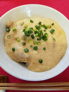 ぶりアラ煮汁で、ふわふわ❤とろろご飯