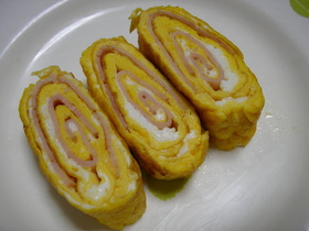 卵焼き★うずまきハム