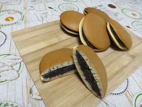 【簡単】ホットケーキミックスでどら焼き♪