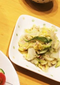 簡単♡白菜とツナの炒め物