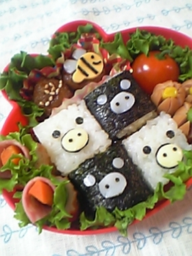 ちくわでブーケ♪(キャラ弁おかず)