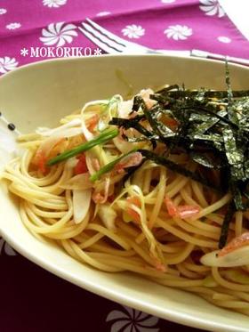 ☆ねぎと桜えびの和風パスタ☆