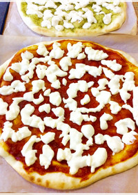 春よ来い♬なごり雪 ⛄の様なクリチピザ 