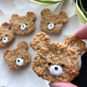 由美子のザクザクオートミールクッキー