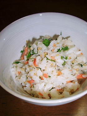 味付け簡単!鮭ごはん