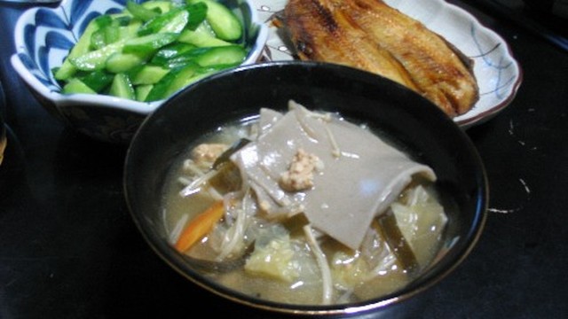 くたくた汁応用編 そばかっけ レシピ 作り方 By 眠眠茶 クックパッド 簡単おいしいみんなのレシピが354万品