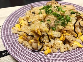 簡単和風★塩昆布チャーハン