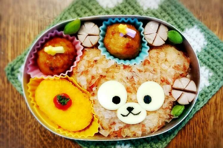 ダッフィーのキャラ弁 レシピ 作り方 By Harushot クックパッド 簡単おいしいみんなのレシピが354万品
