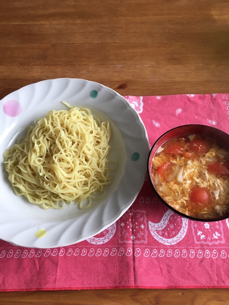 トマトと卵の味噌ラーメン♪の画像