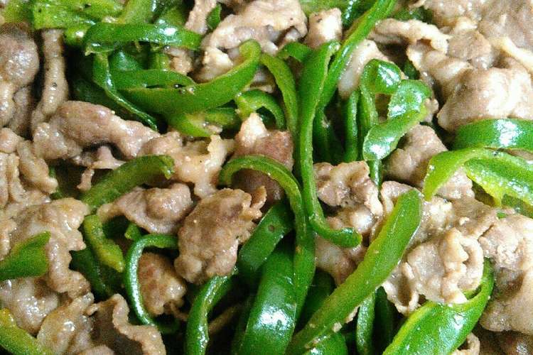 速攻大皿 豚ピーマンのピーナツバター炒め レシピ 作り方 By ぽてまんじゅう クックパッド 簡単おいしいみんなのレシピが360万品