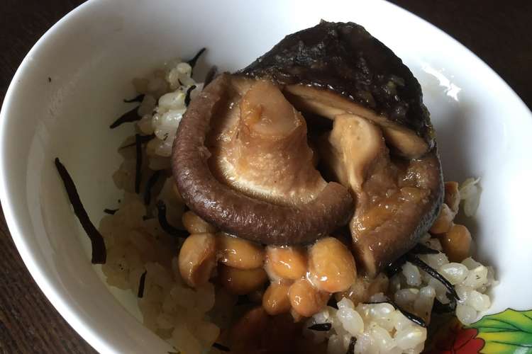 納豆と椎茸の生姜焼きのご飯 レシピ 作り方 By まめこぞう クックパッド 簡単おいしいみんなのレシピが355万品